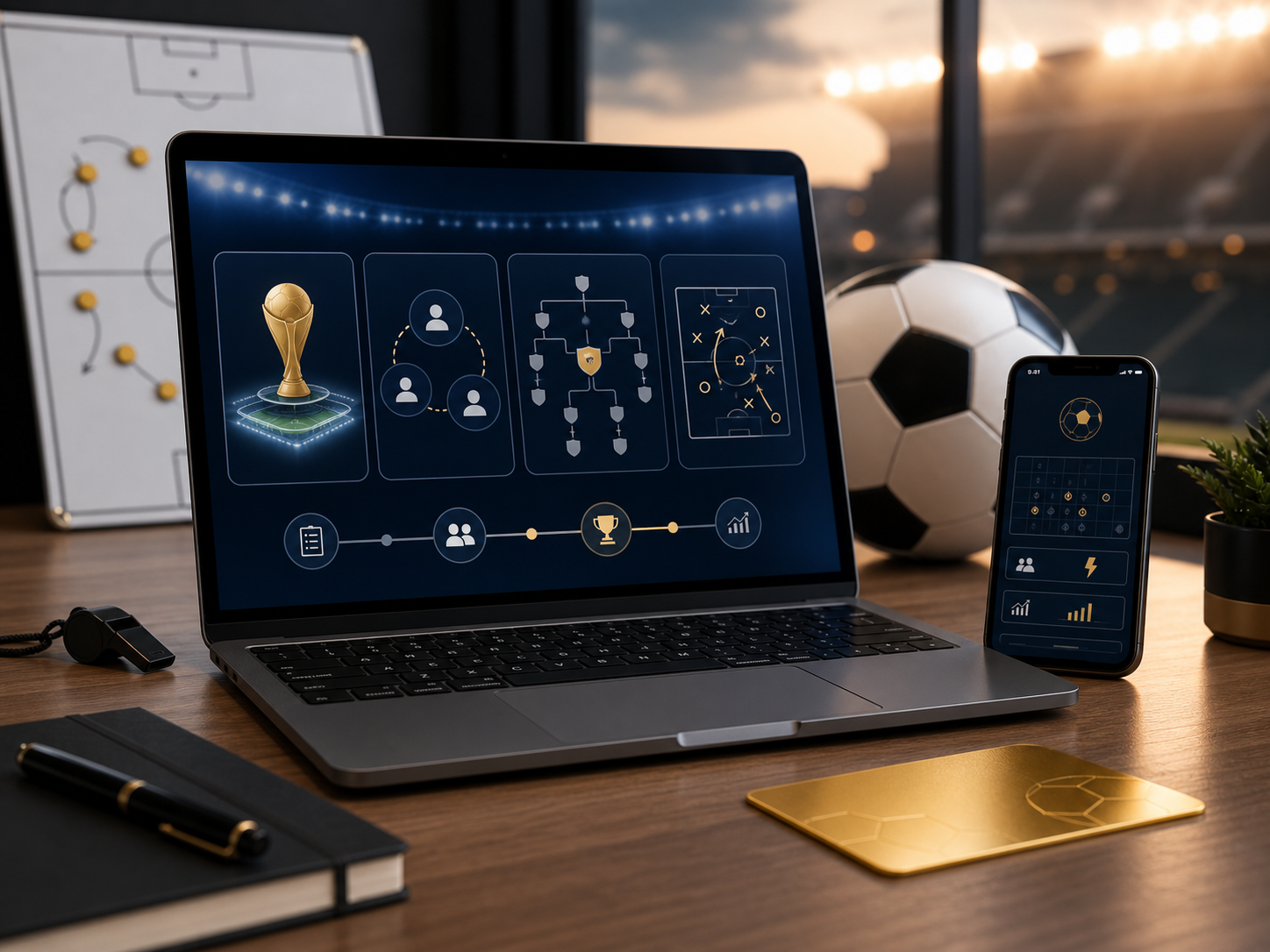 Soccer tournament prediction workflow